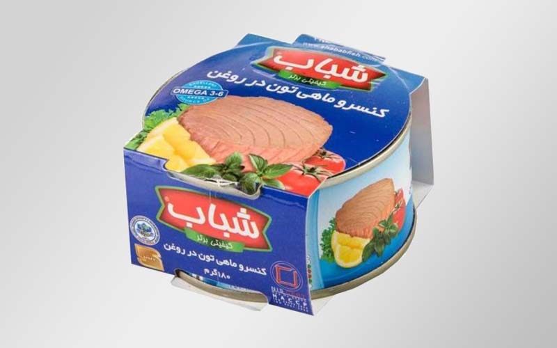 کنسرو تن ماهی شباب؛ فلفلی دودی درمان کم خونی حاوی پروتئین Omega 3