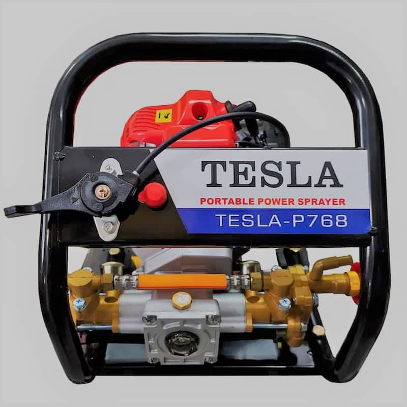 سمپاش موتوری تسلا (تجهیزات کشاورزی) دستی فرغونی شارژی وزن سبک