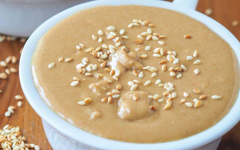 ارده کنجد اصل؛ تلخ گس سلامت دندان استخوان حاوی کلسیم Vitamin B