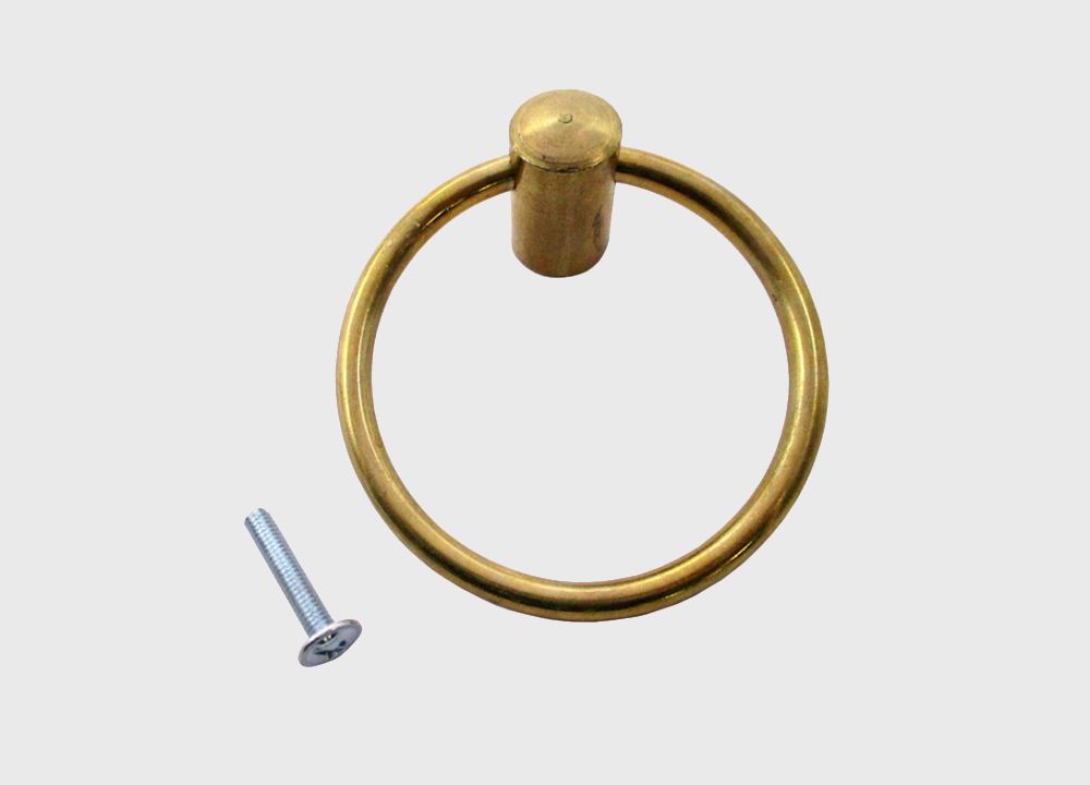 دستگیره کابینت حلقه ای؛ کوچک بزرگ مقاومت بالا 2 رنگ طلایی نقره ای