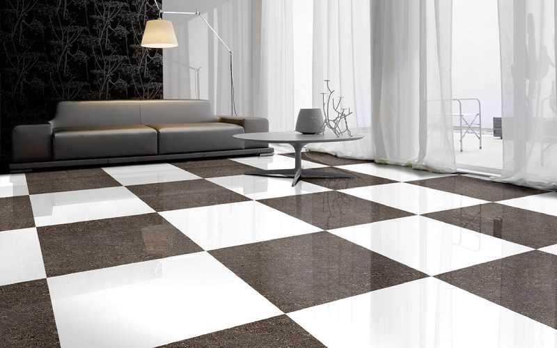 سرامیک کف بدون درز (کاشی) مات براق برش دقیق جنس درجه 1