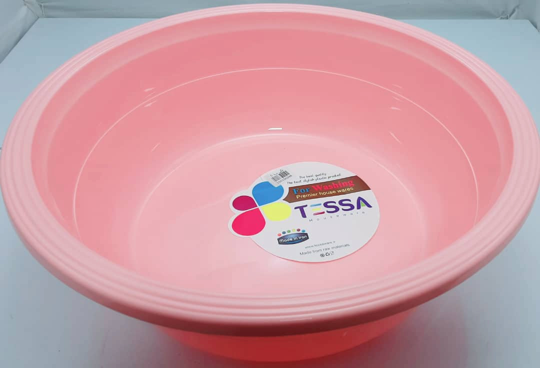 ظروف پلاستیکی تسا؛ گرد مکعبی 3 تکه طرح گلدار ساده مناسب حمام kitchen