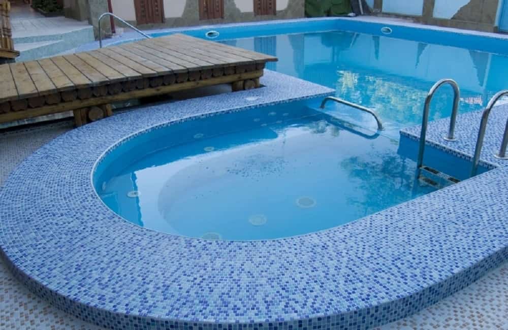 کاشی استخری پرنیان (سرامیک) کوچک بزرگ مربع دایره بادوام 2 رنگ