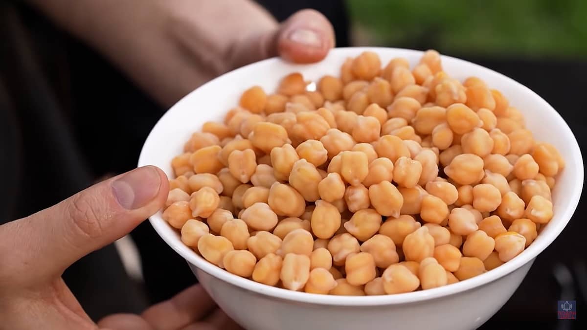 نخود طلایی؛ پخته آهن کلسیم هند Golden peas