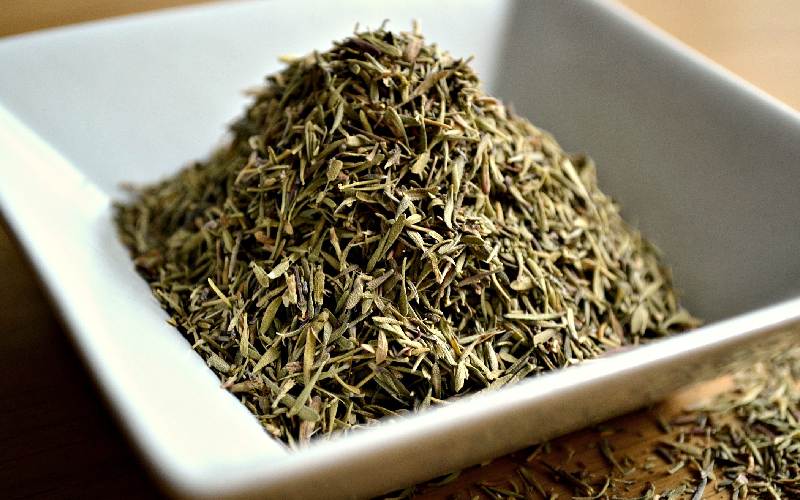 آویشن کوهی خشک شده (دارو گیاهی) سبز زرد معطر طبع گرم