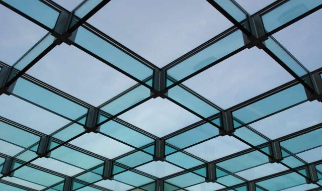 شیشه سکوریت هشتگرد؛ دودی سفید 2 مدل شفاف مات