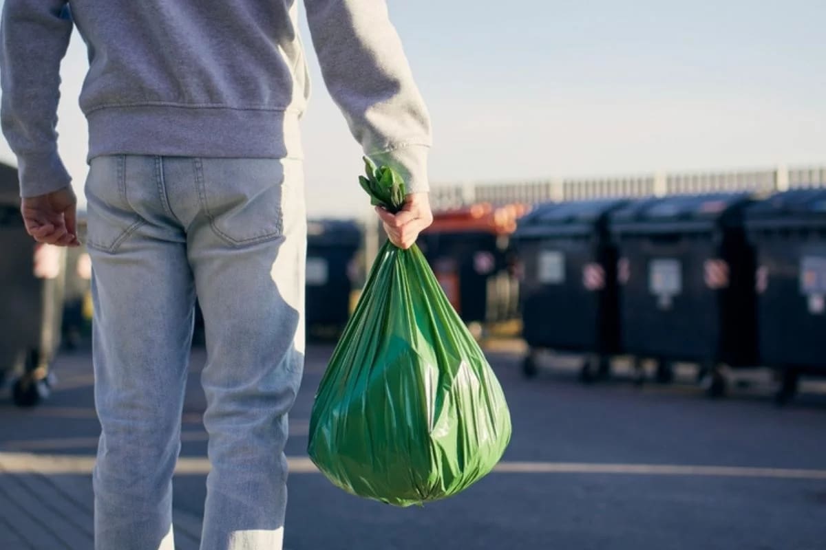 کیسه زباله سبز؛ مشکی زرد قرمز سفید پلاستیک سبزیجات