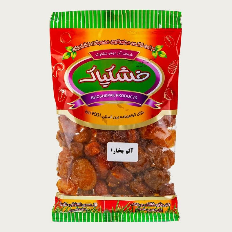 آلو بخارا خشکپاک؛ ترش ملس حاوی فیبر آهن Magnesium