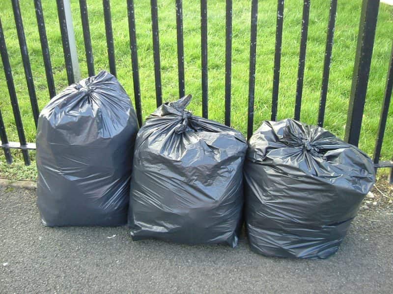 کیسه زباله بازیافتی؛ سبز آبی قرمز بیمارستان فروشگاه مراکز درمانی