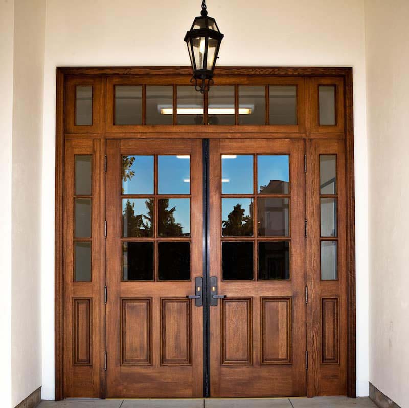 درب ضد سرقت خانگی؛ فولادی چوبی امنیت بالا عایق صدا حرارت