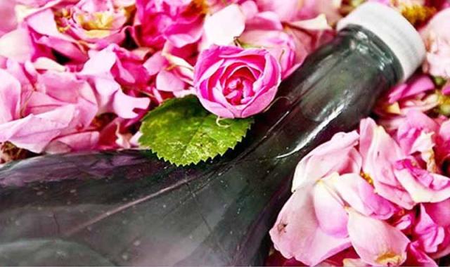 گلاب شیشه ای؛ درمان گلودرد شادابی پوست حجم (250 1000 لیتر)