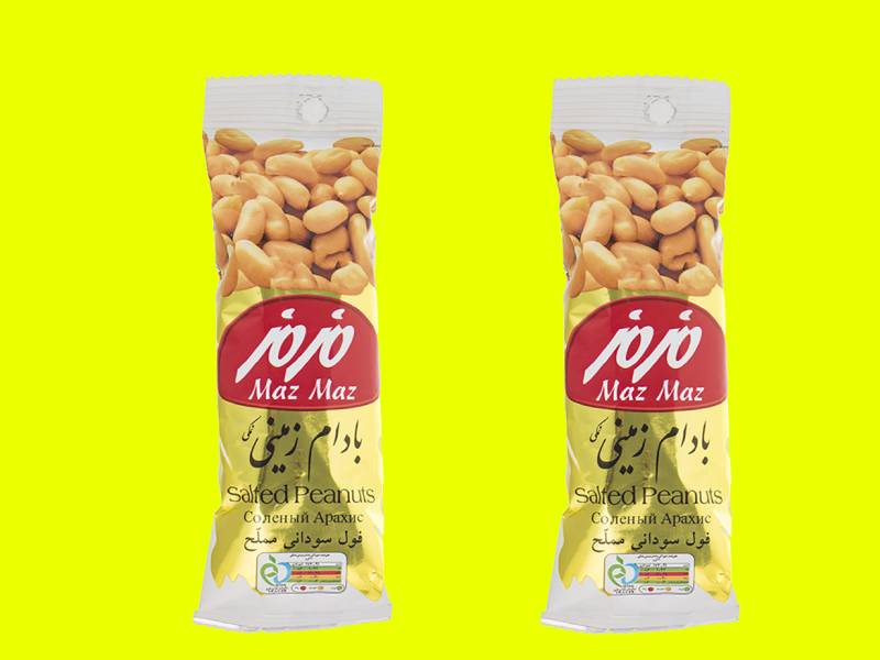 بادام زمینی برشته مزمز؛ سرکه ای فلفلی نمکی مناسب میان وعده