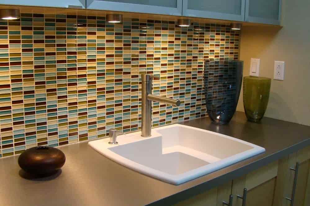 کاشی بین کابینتی فخار؛ ساده گلدار مقاوم برابر فشار ضربه tile