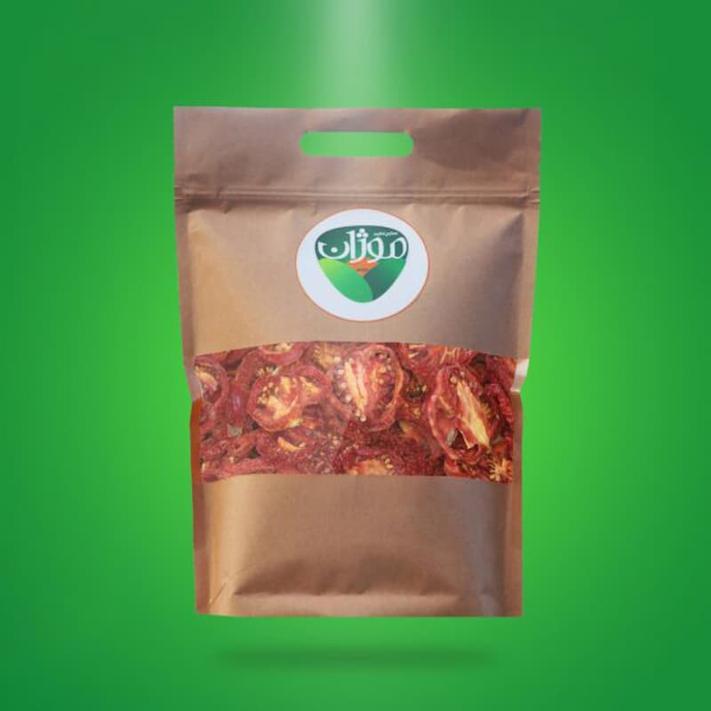 میوه خشک موژان؛ موز گلابی کیوی 2 نوع مکعبی دایره ای