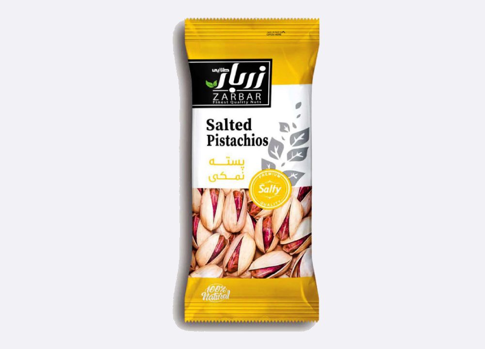 پسته زربار؛ خام بو داده طعم دار 2 سایز کوچک بزرگ Pistachio