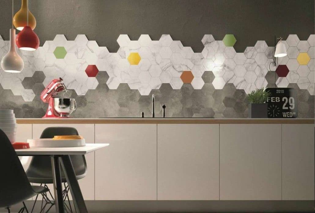 کاشی آشپزخانه گلدار؛ ظریف زیبا ضد خش لک ایران tile