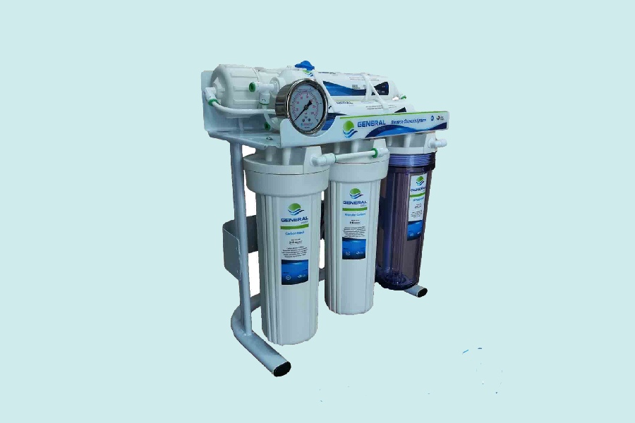 دستگاه تصفیه آب جنرال؛ مینرال الیافی ممبران مخزن 4 گالونی General