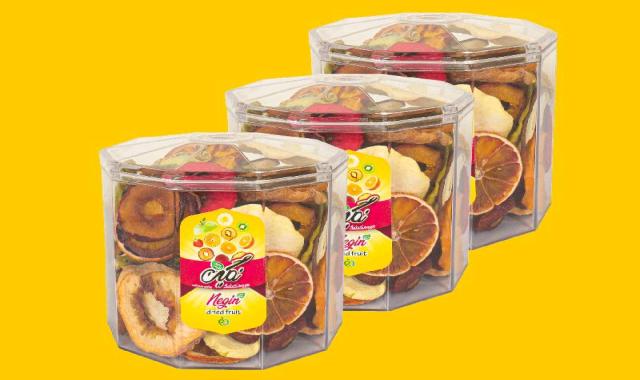 میوه خشک نگین؛ خانگی ماندگاری بالا 2 حجم (100 250 500) گرمی