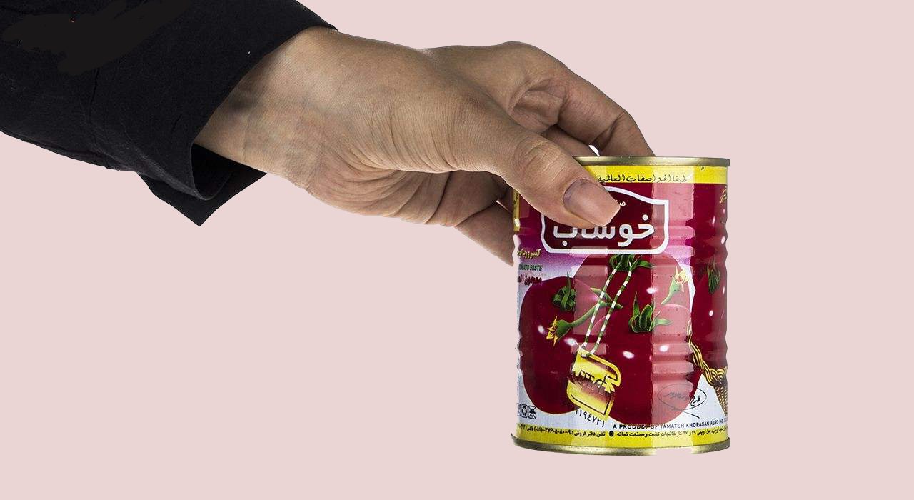 رب گوجه خوشاب؛ ترش تحریک اشتها 3 قوطی شیشه نایلون KHOSHAB