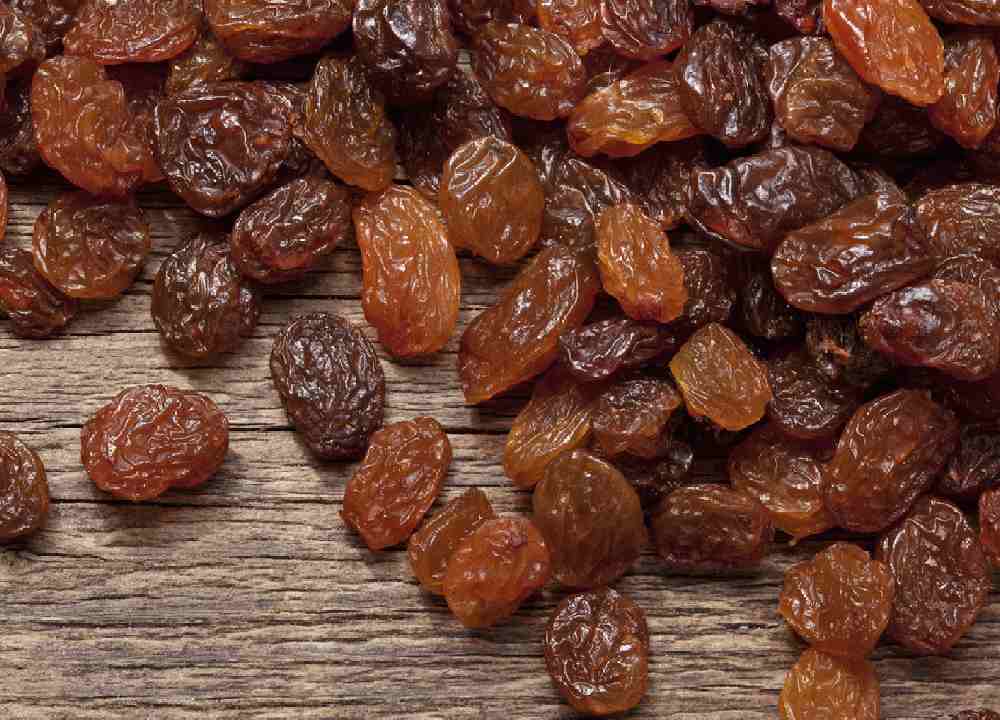 کشمش و چاقی صورت؛ با هسته بدون هسته بافت نرم گوشتی حاوی Vitamin B6