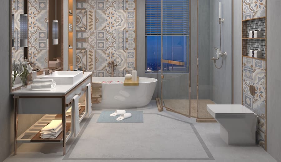 کاشی لوتوس؛ مقاومت بالا مناسب (سرویس بهداشتی آشپزخانه حمام) Lotus