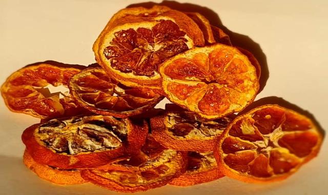 نارنگی خشک؛ بدون پوست حلقه ای صنعتی حاوی کربوهیدرات وزن (100 200 350) گرمی