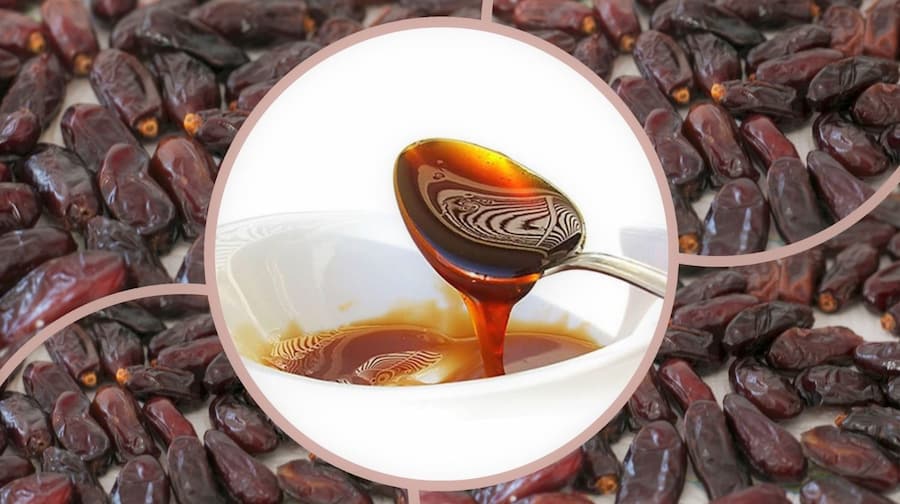 شیره هسته خرما؛ درمان سنگ کلیه کنترل دیابت 2 ماده مغذی فیبر Antioxidants