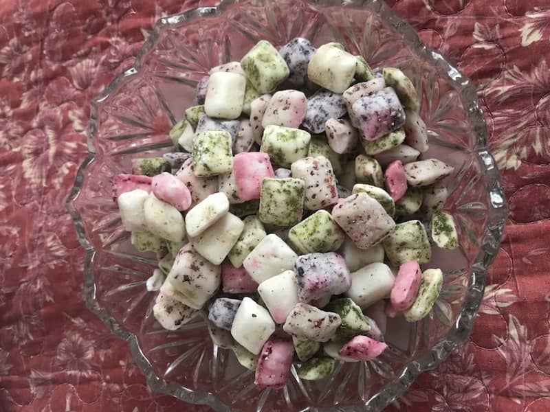 شکر پنیر نعنایی (آبنبات) خانگی صنعتی کالری پایین