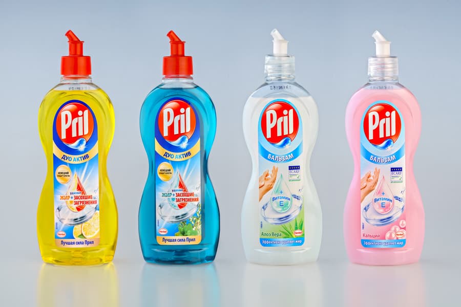 مواد شوینده پریل؛ چربی زدا 2 مدل مایع ظرفشویی دستشویی Pril