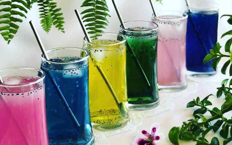 شربت بیدمشک رنگی؛ مفید برای سلامت قلب عروق ویتامین (A B C)