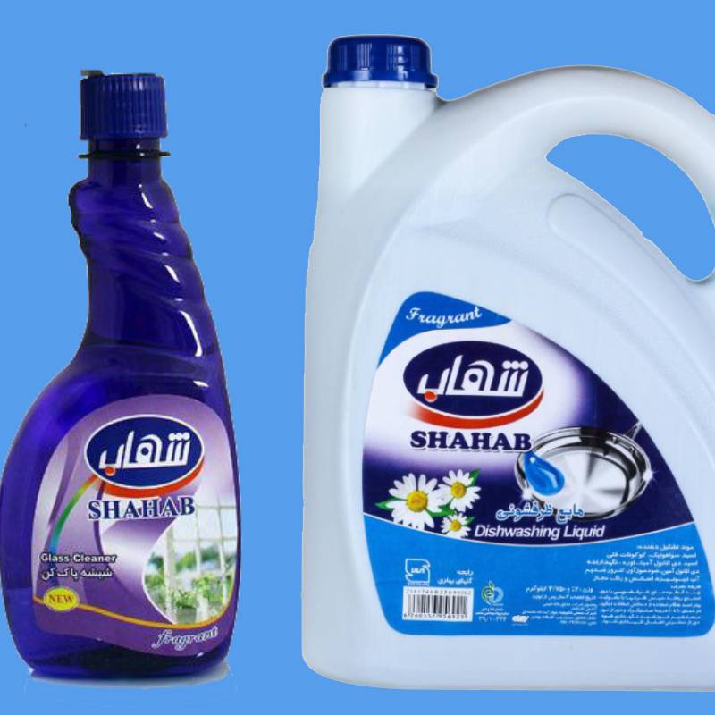 محصولات شوینده شهاب؛ مایع دستشویی لباسشویی غلیظ جرم گیر قوی