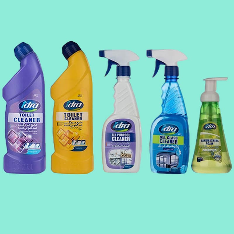 محصولات شوینده ایدرا؛ فرش مبل رخت (قرص پودر مایع اسپری) آنزیم Amylase