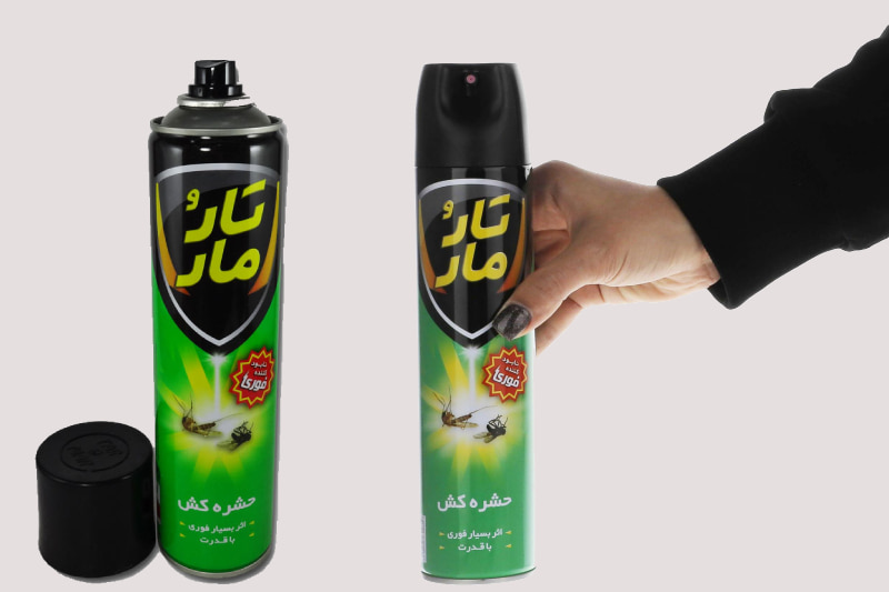حشره کش تار و مار سبز؛ اسپری قوطی فلزی مناسب پشه مگس