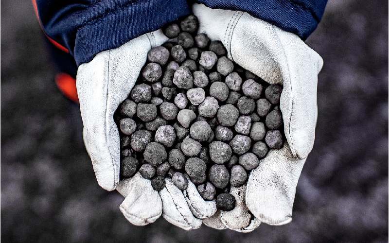 بنتونیت گندله سازی (رس آلومینوسیلکاته) چسبنده خنثی 2 رنگ صورتی قهوه ای