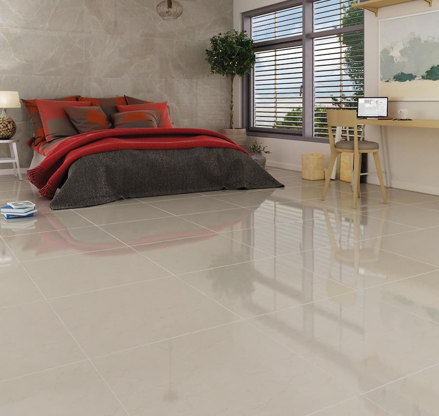 کاشی کف اتاق خواب؛ کلاسیک مدرن فانتزی 3 رنگ طلایی مشکی سفید