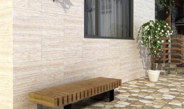 کاشی نما ارزان؛ سفید آبی بیرونی سبک خاک رس outdoor