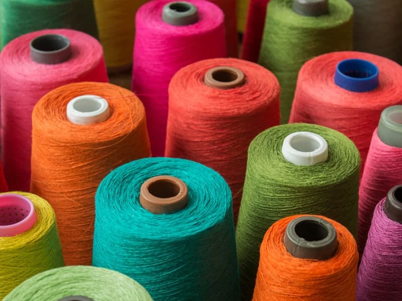 نخ تابیده؛ کنف کتان نایلون پلی استر 2 نوع طبیعی مصنوعی