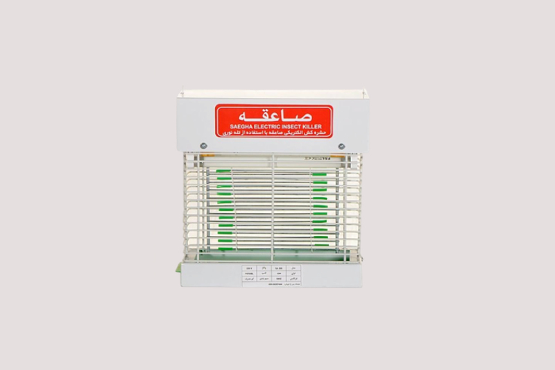 حشره کش برقی صاعقه مدل sa206؛ دو لامپ ماوراء بنفش قدرت uv ولتاژ 18w
