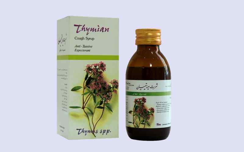 شربت گیاهی تیمیان؛ آویشن اکالیپتوس 120 میلی لیتر رفع سرفه خشک bronchitis