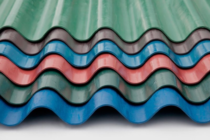 ورق گالوانیزه رنگی سینوسی؛ مقاوم ضد زنگ 3 سایز (0.5 1 1.5) میلی متر