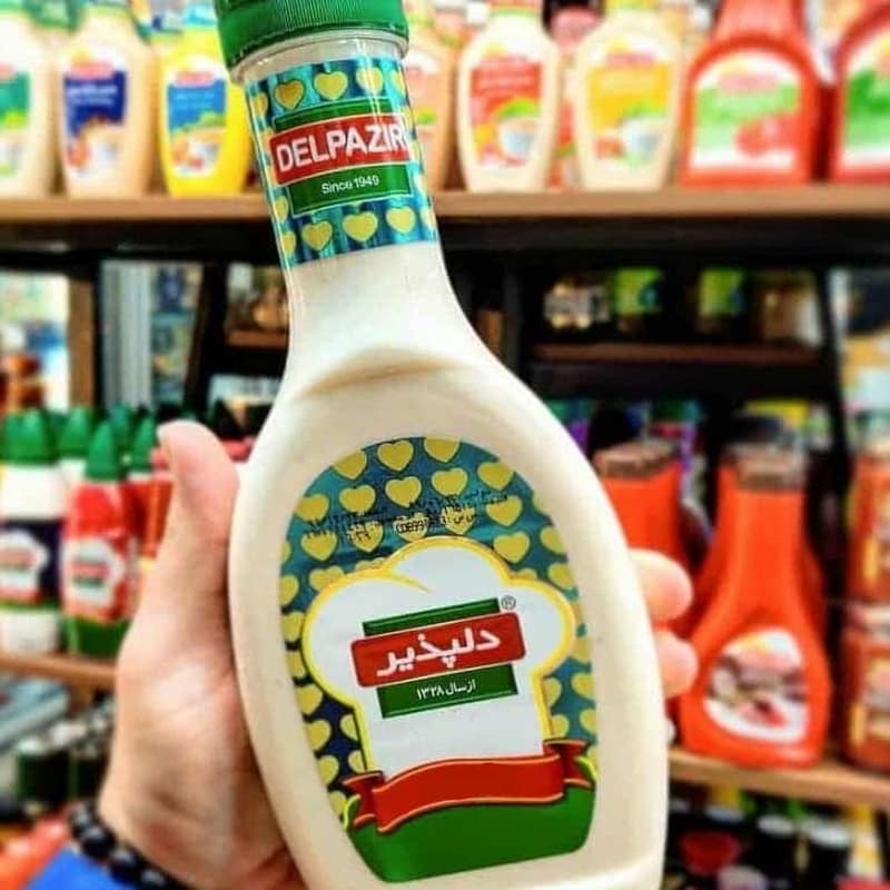 سس دلپذیر فرانسوی؛ روغن سرکه تخم مرغ 450 گرمی حاوی پتاسیم Magnesium