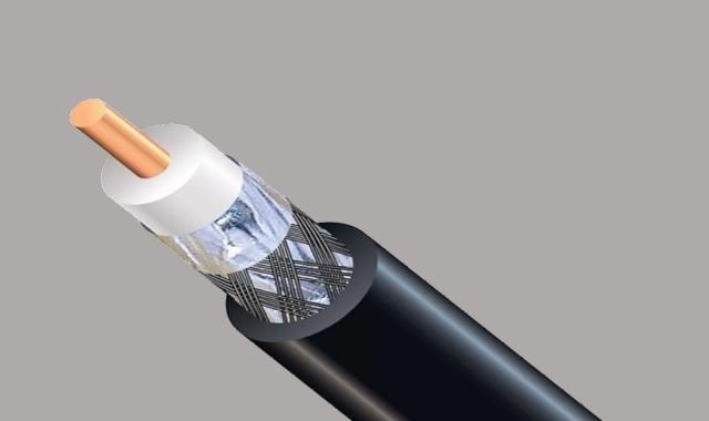کابل آنتن کرمان rg6؛ فویل دار شیلد دار 2 رنگ سفید مشکی جنس copper