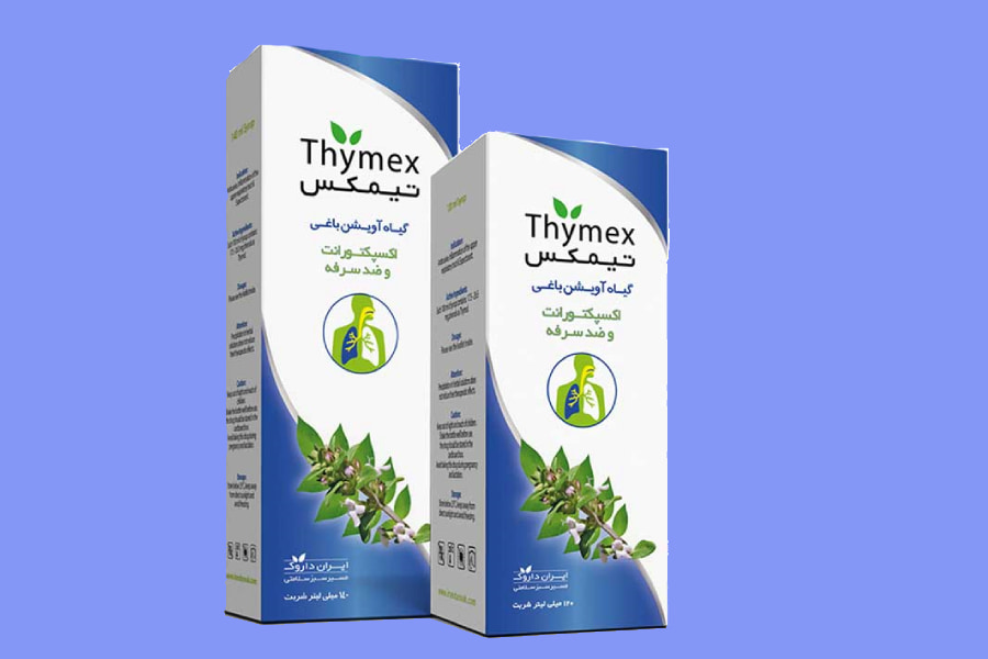 شربت گیاهی تیمکس؛ درمان گلو درد سرفه ضد حساسیت 140 میلی لیتر