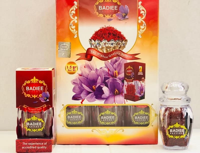 زعفران بدیعی دبی؛ رنگ سرخ عطر بی نظیر صادراتی طعم دار کردن غذا