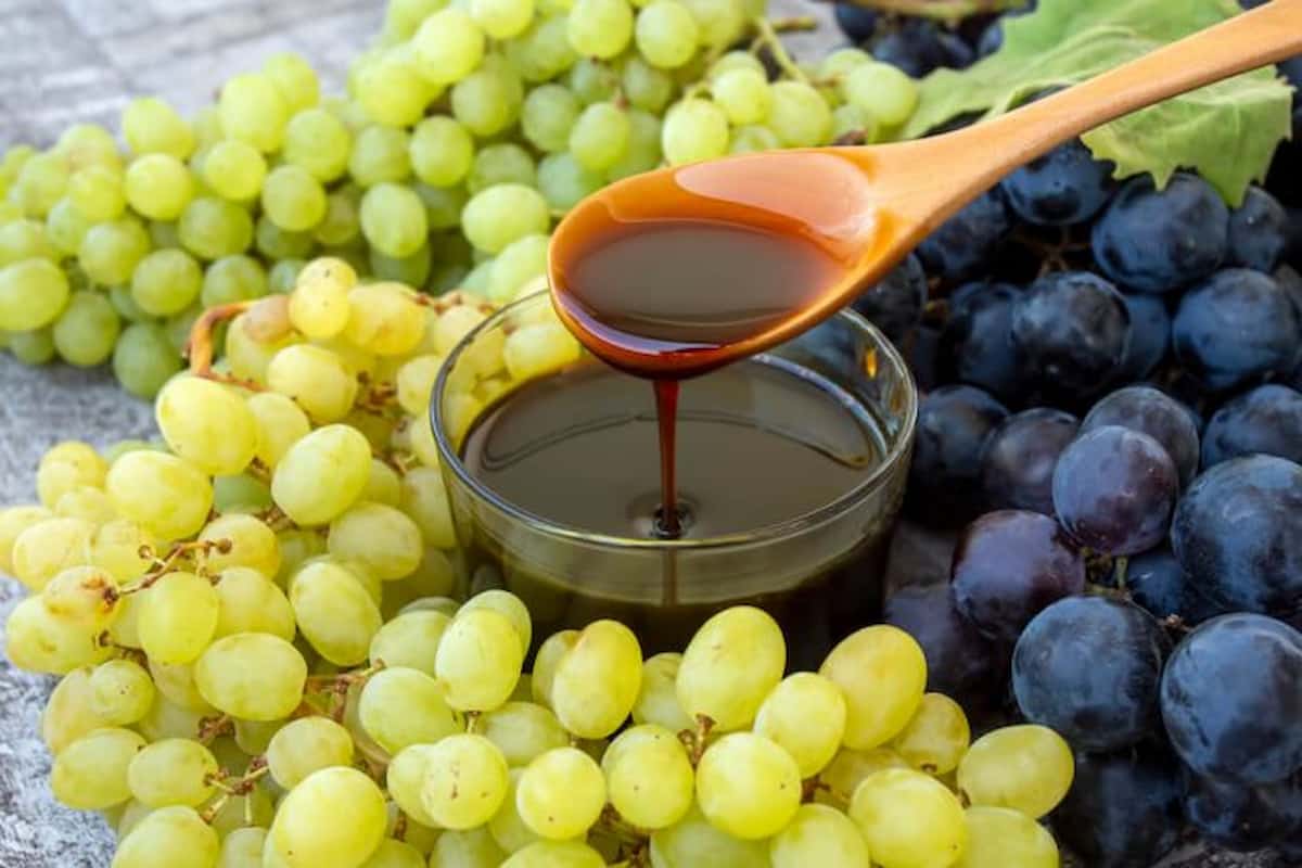 شیره انگور صادراتی (دوشاب) قند طبیعی شفاف 2 نوع صنعتی خانگی