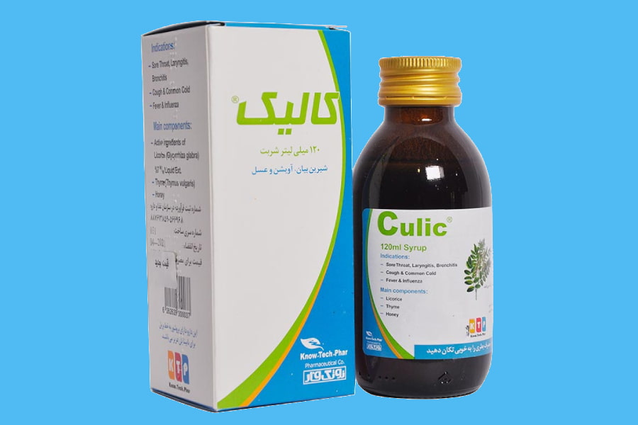 شربت گیاهی کالیک؛ ترکیب آویشن شیرین بیان بهبود برونشیت سرفه