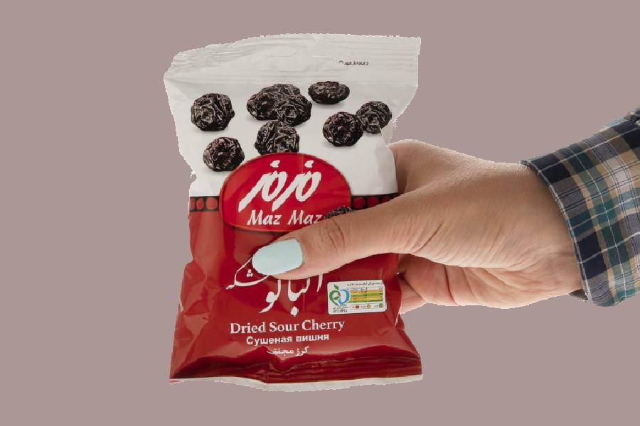 آلبالو خشک مزمز (ترشک) کم کالری 50 گرمی Maz Maz