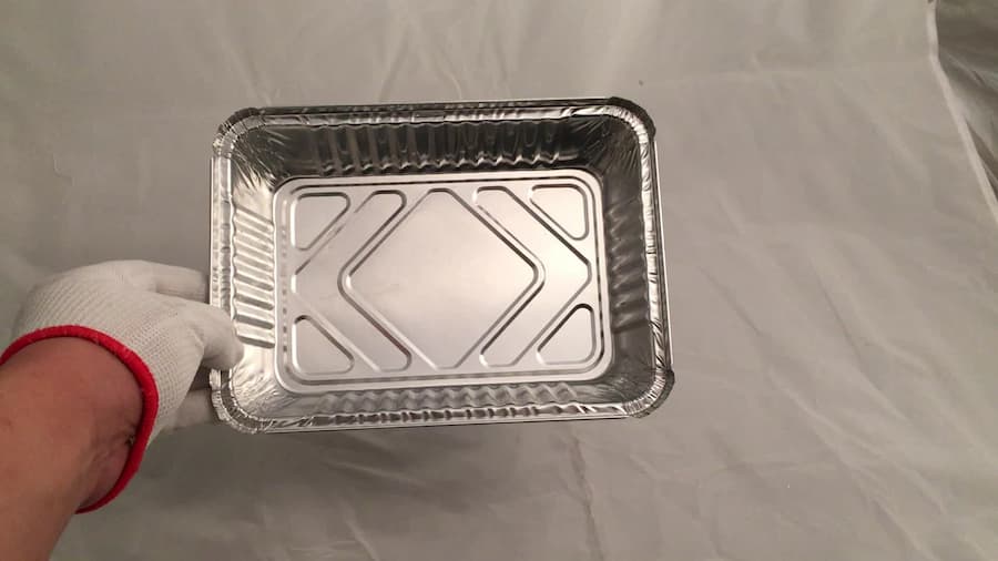 ظروف یکبار مصرف هیرو؛ آلومینیومی درب دار مدل تک دو پرس