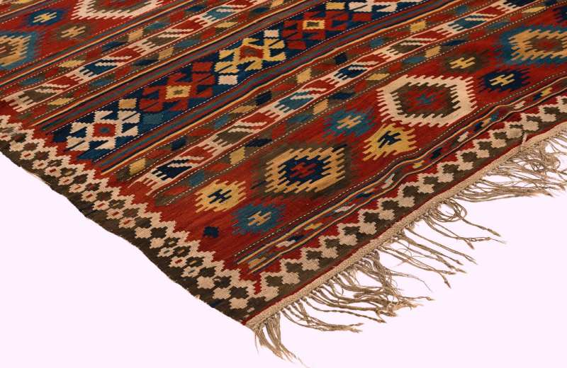 گلیم برای اتاق خواب (قالیچه) ساده ورنی بادوام سبک شکیل