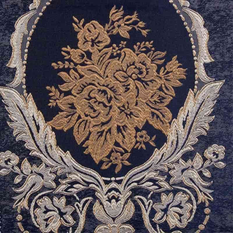 پارچه مبلی تک گل یزد؛ مخمل نخ بادوام رویه نرم